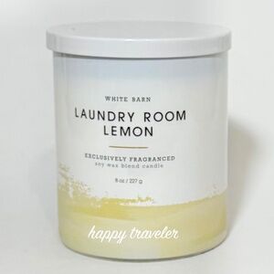 LAUNDRY ROOM LEMON Single Wick Candle